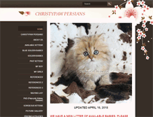 Tablet Screenshot of christypaw.com